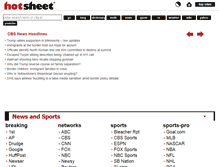 Tablet Screenshot of hotsheet.com